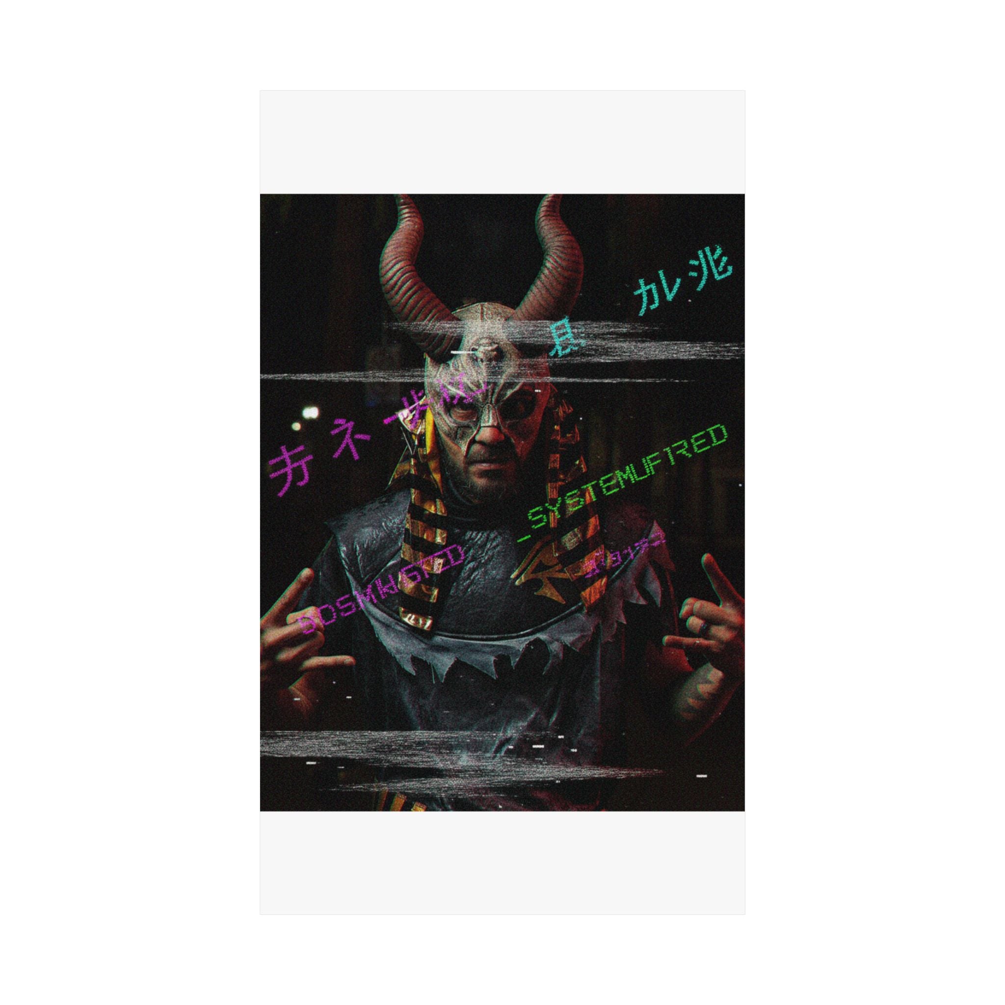 Glitch Culture — Person — Matte Poster