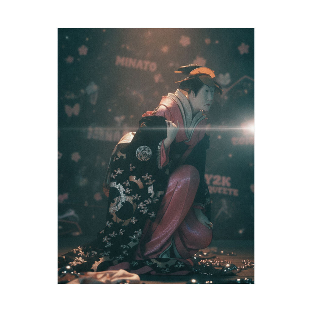 Cinematic — Actor Nakamura Kumetaro Ii As Minato, The Wife Of Yura Hyogonosuke — Matte Poster