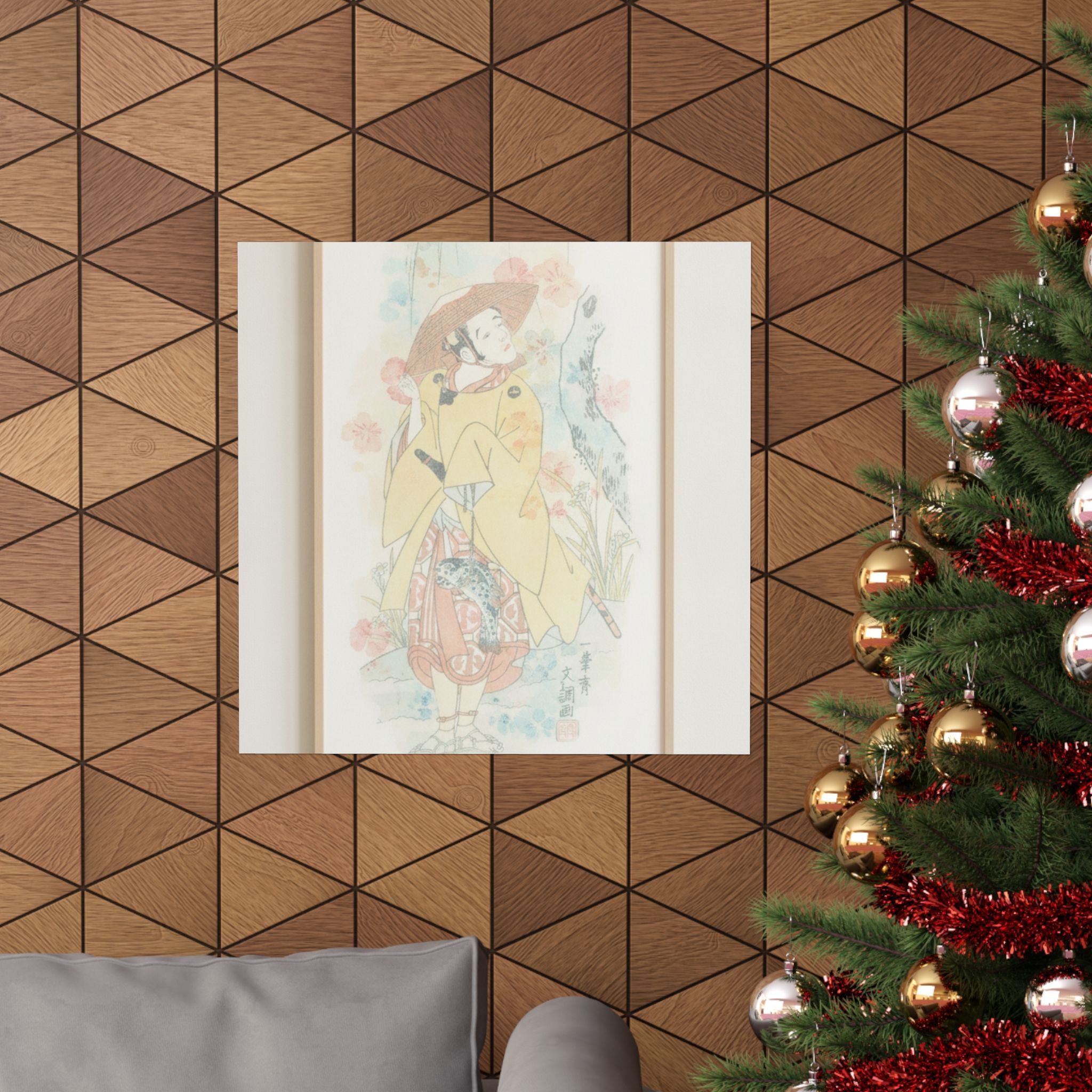 Watercolor — Arashi Otohachi I — Matte Poster