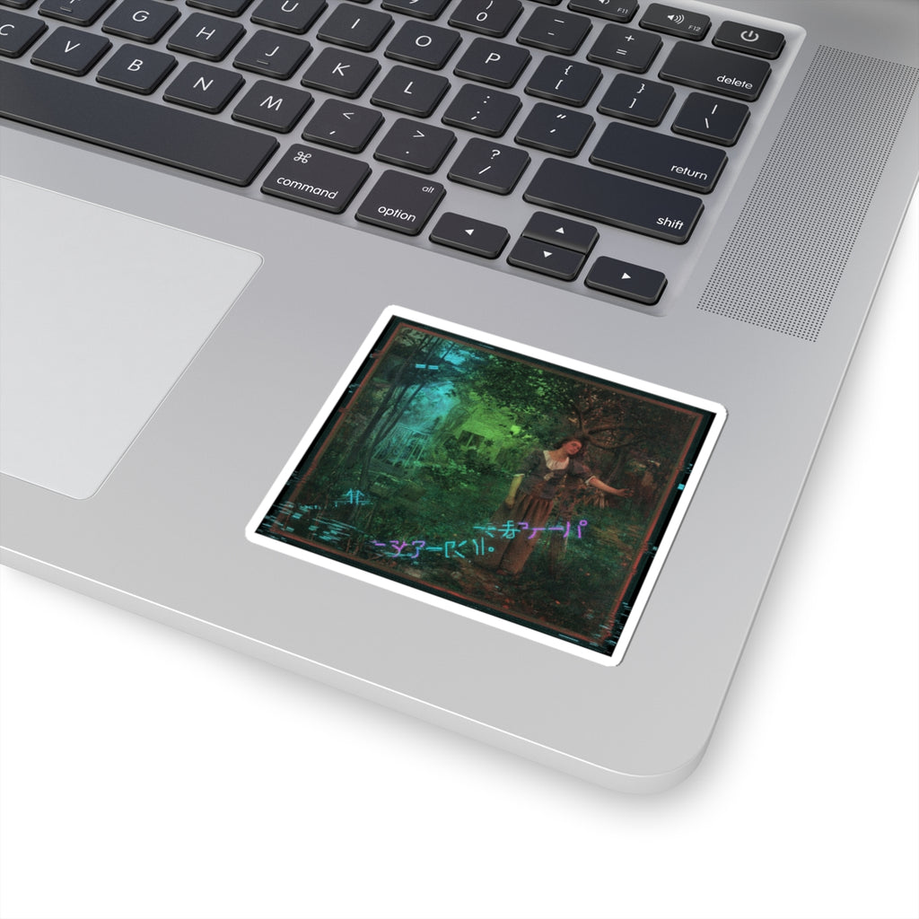 Glitch Culture — Person — Kiss-Cut Sticker