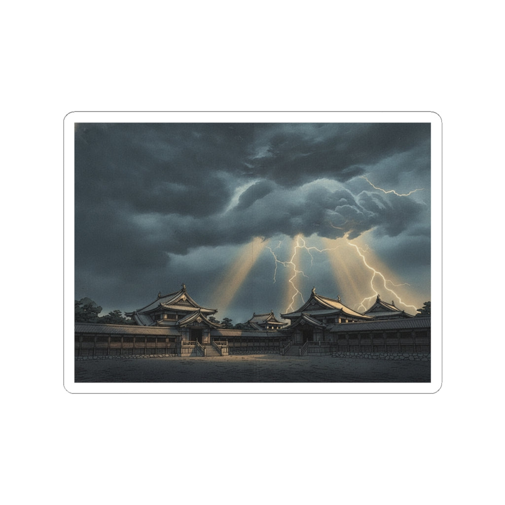 Dramatic Storm — The Inner Palace Of Chiyoda (Chiyoda No Ōoku) — Kiss-Cut Sticker