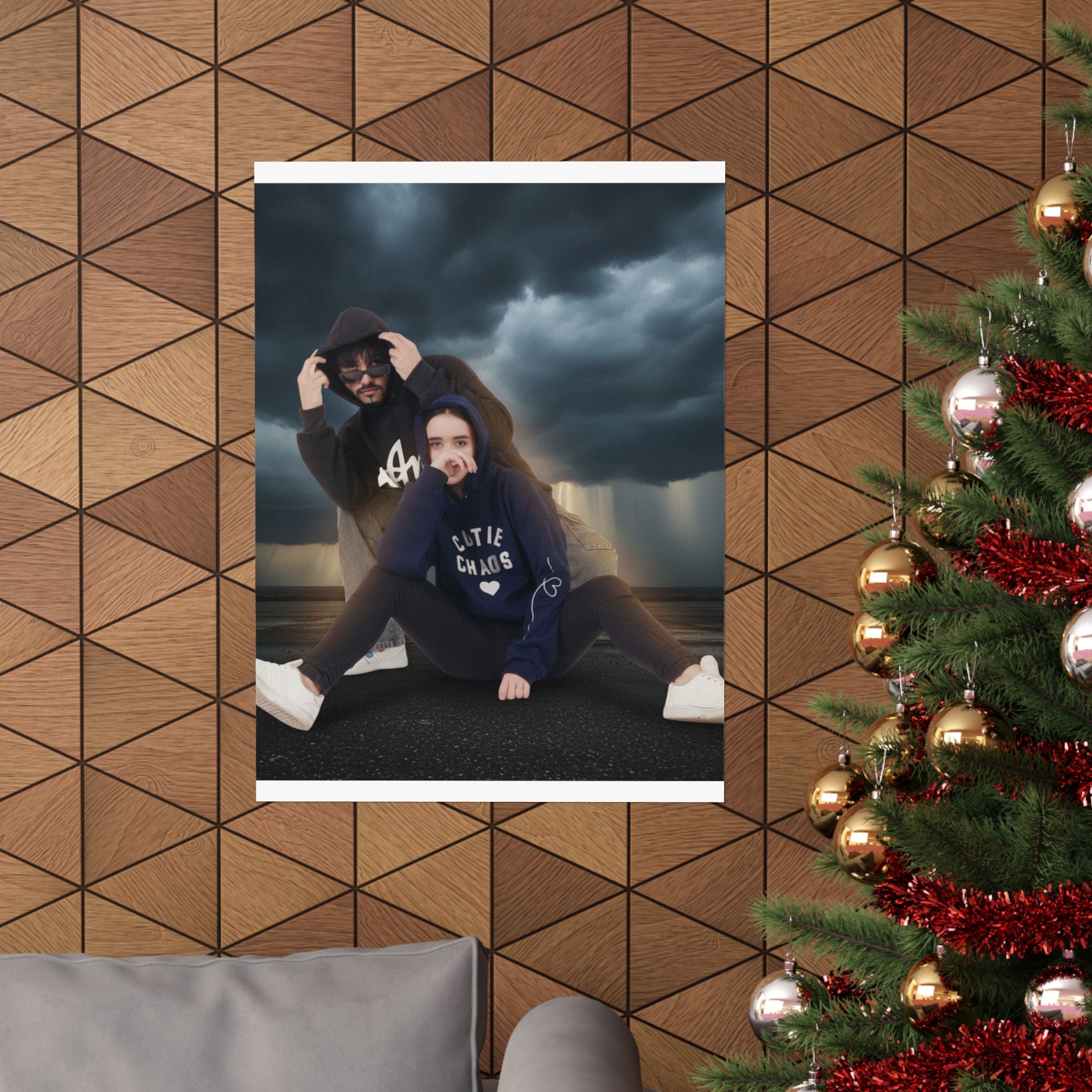 Dramatic Storm — People — Matte Poster