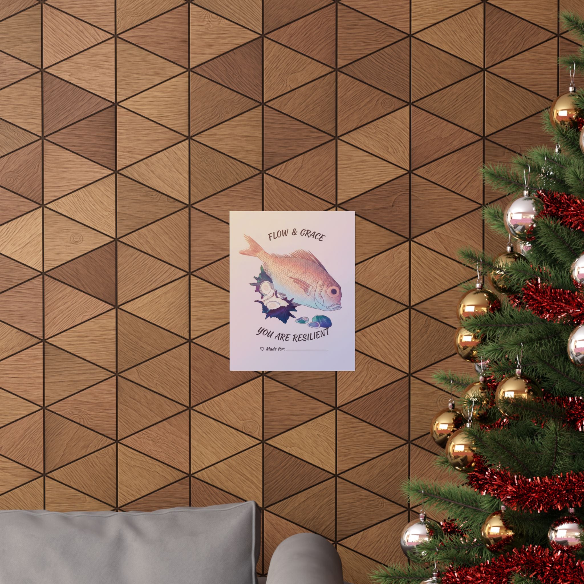 Affirmation — Tai Fish And Top-Shells — Matte Poster