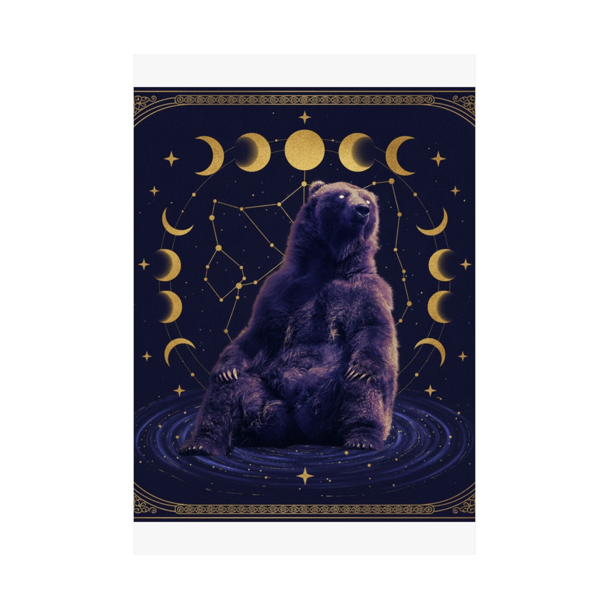 Celestial — Bear — Matte Poster