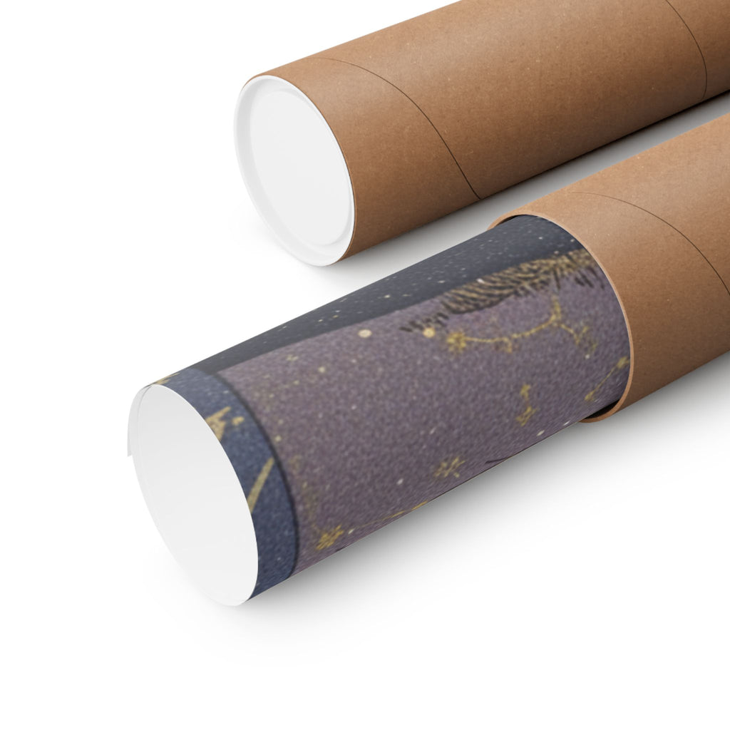 Celestial — Surimono In Shape Of Small Twofold Screen — Matte Poster