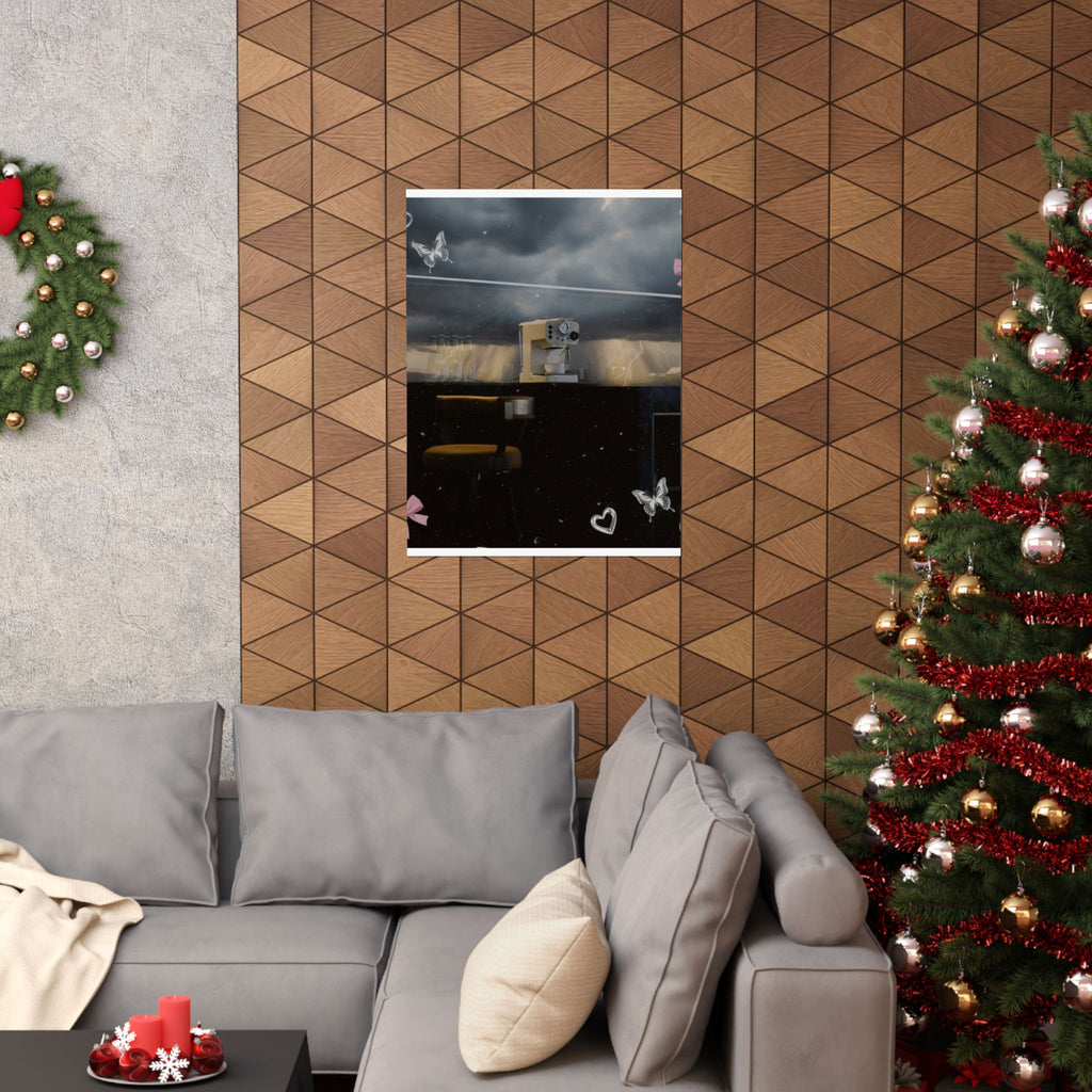 Dramatic Storm — Kitchen — Matte Poster