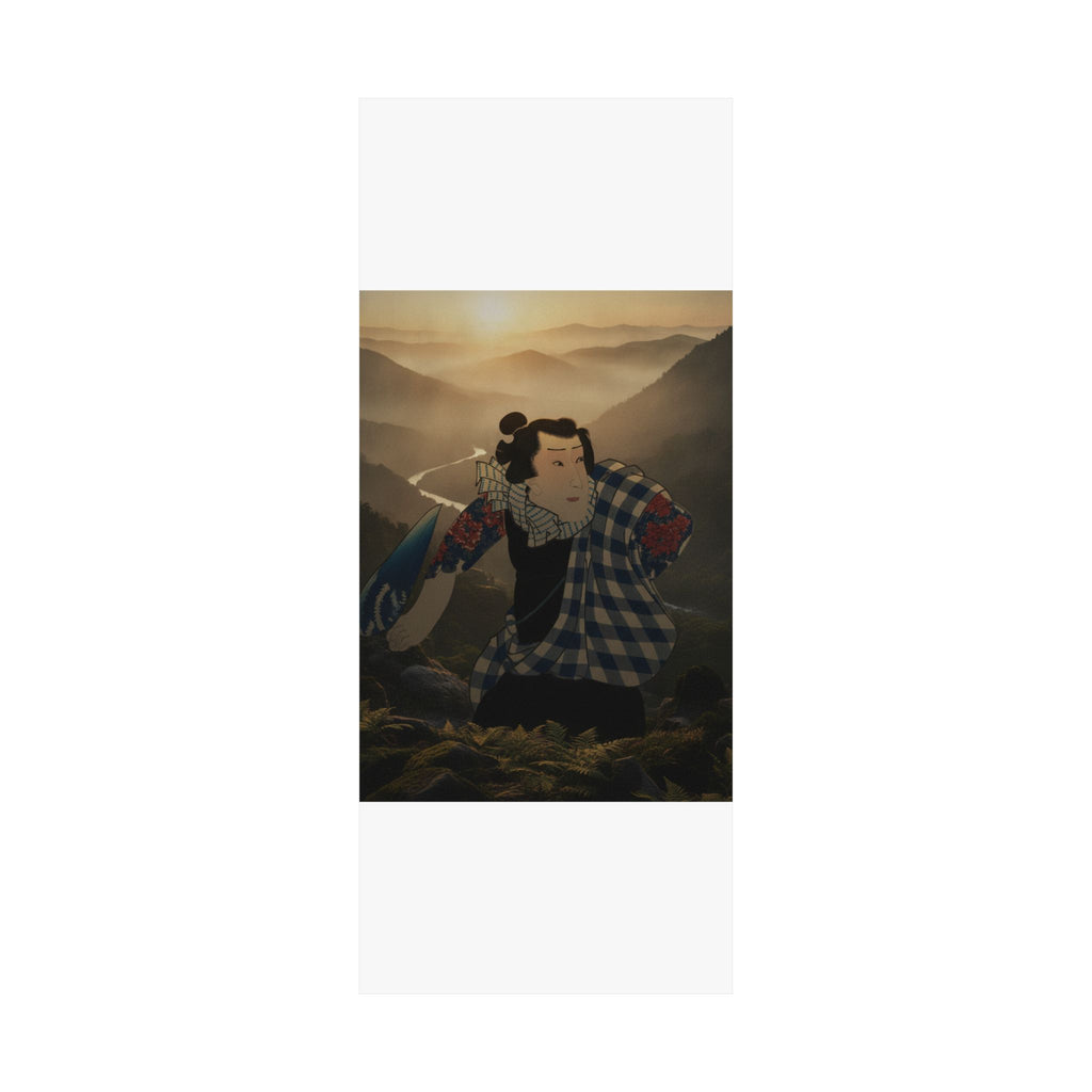 Scenic Nature — Ichimura Takenojō V As Yukanba Kozō Kichiza, From A Modern Water Margin (Kinsei  — Matte Poster