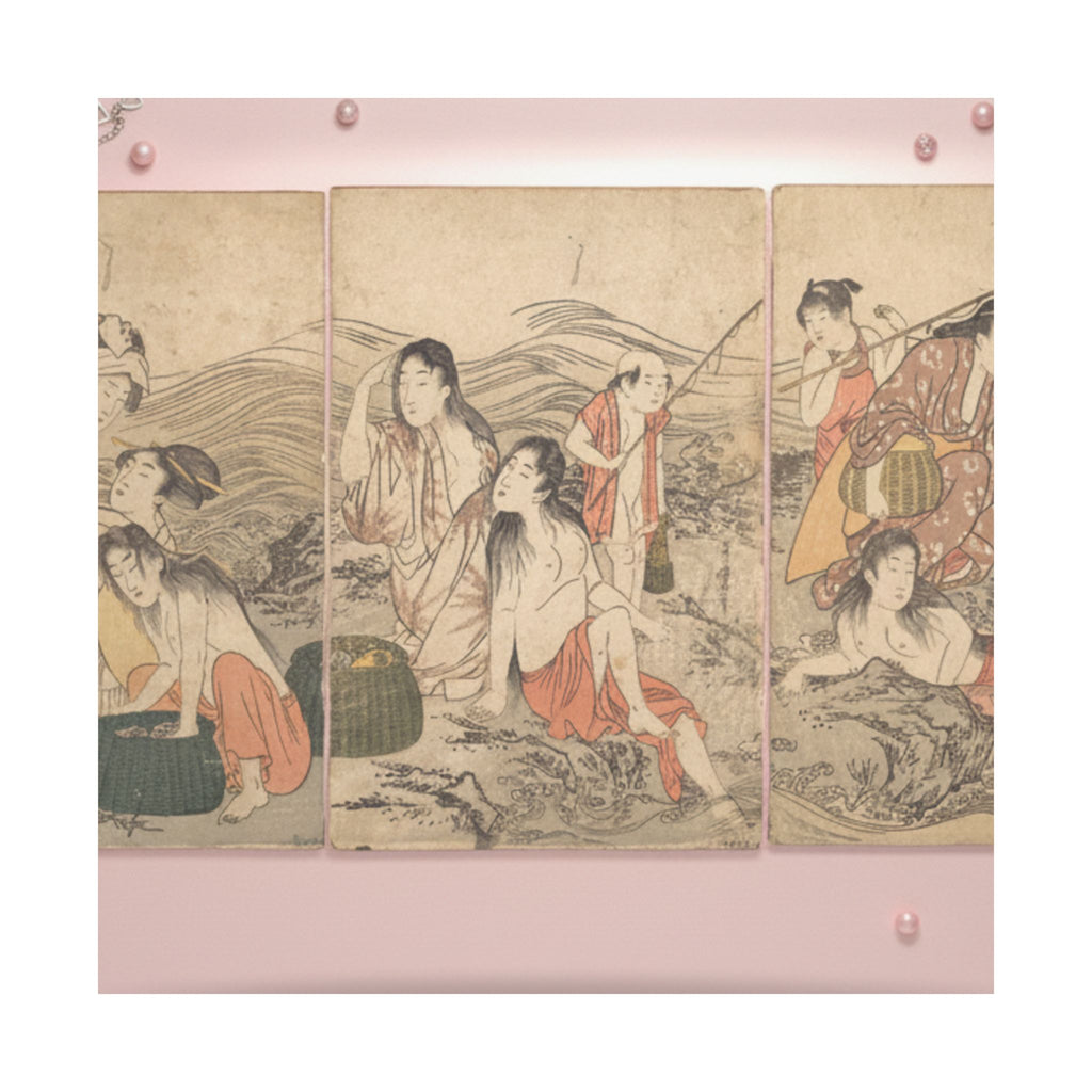 Product Marketing — Girl Fishers And Bathers — Matte Poster