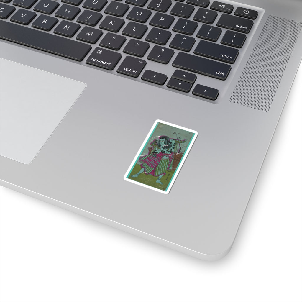 Glitch Culture — The First Nakamura Nakazo As An Unarmed Man Standing In A Dramatic Pose — Kiss-Cut Sticker