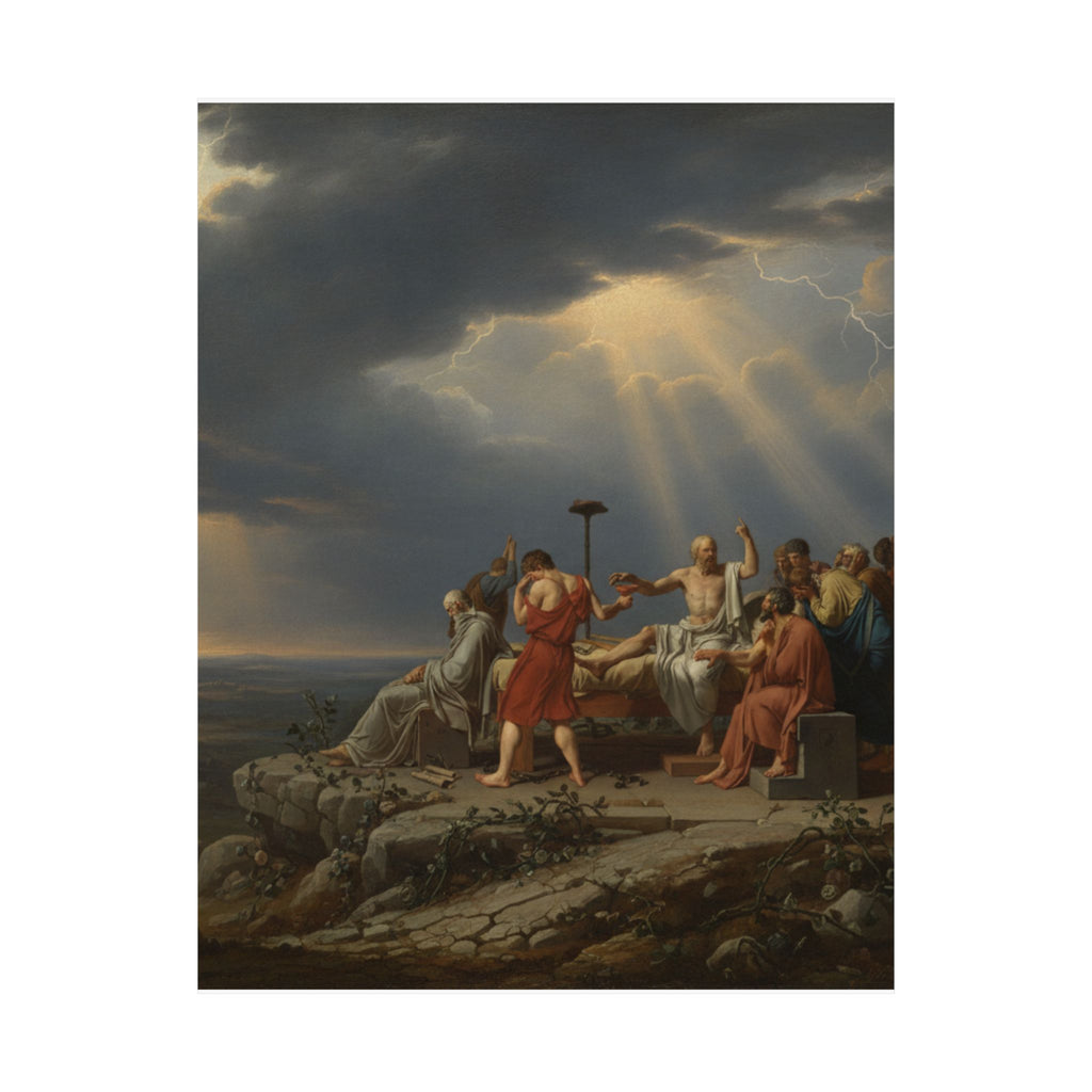 Dramatic Storm — Person — Matte Poster