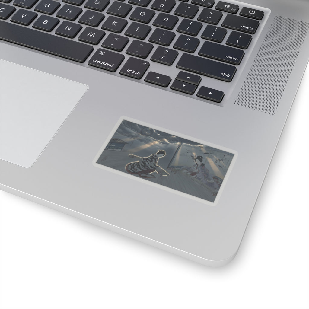Dramatic Storm — Chiyoda Castle (Album Of Women) — Kiss-Cut Sticker