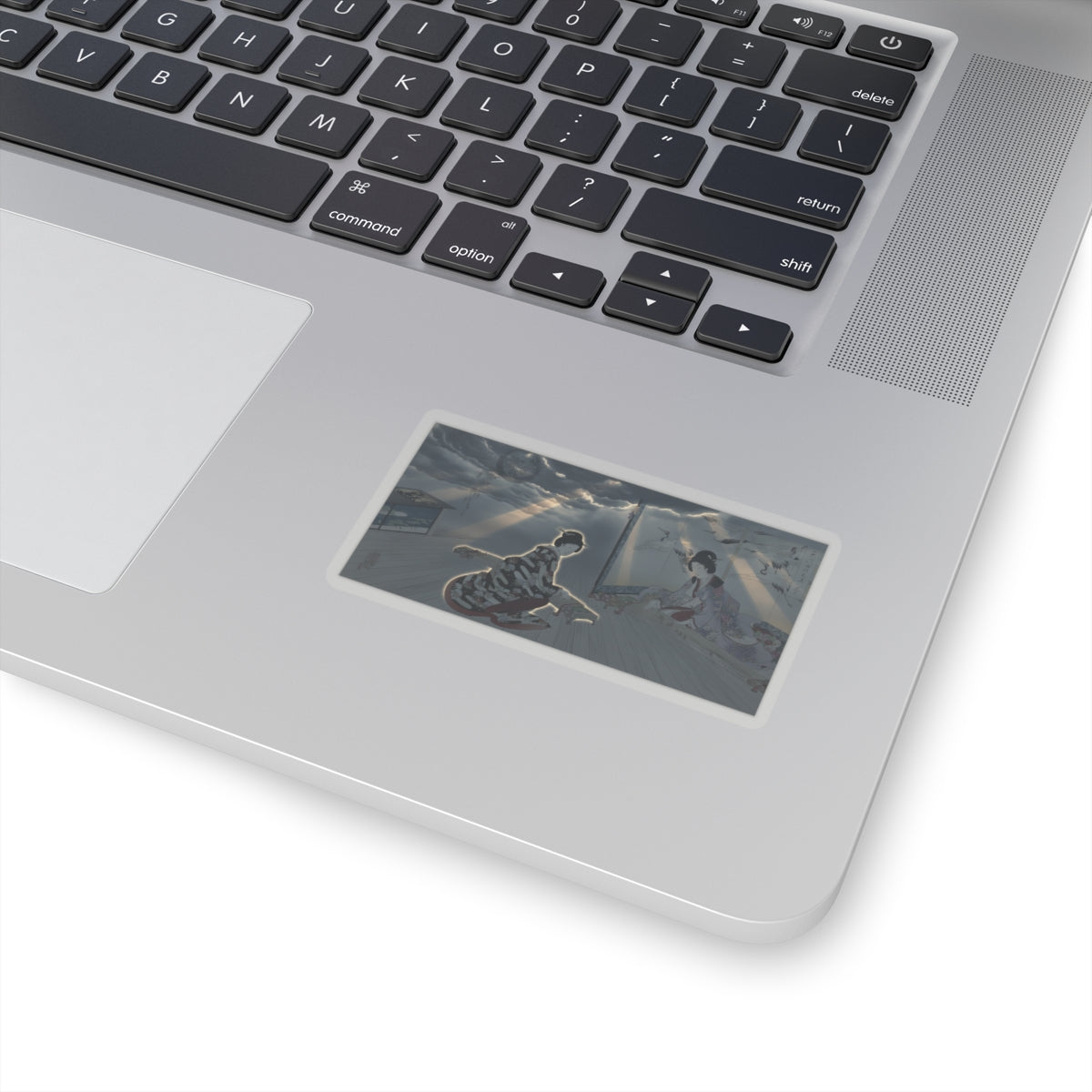 Dramatic Storm — Chiyoda Castle (Album Of Women) — Kiss-Cut Sticker