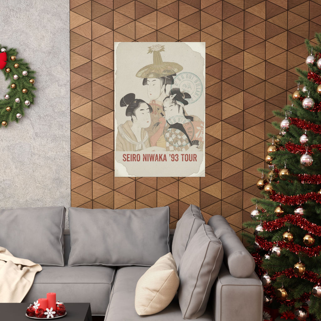 Vintage Bootleg — Seiro Niwaka Onna Geisha No Bu Tojin Shishi Sumo — Matte Poster