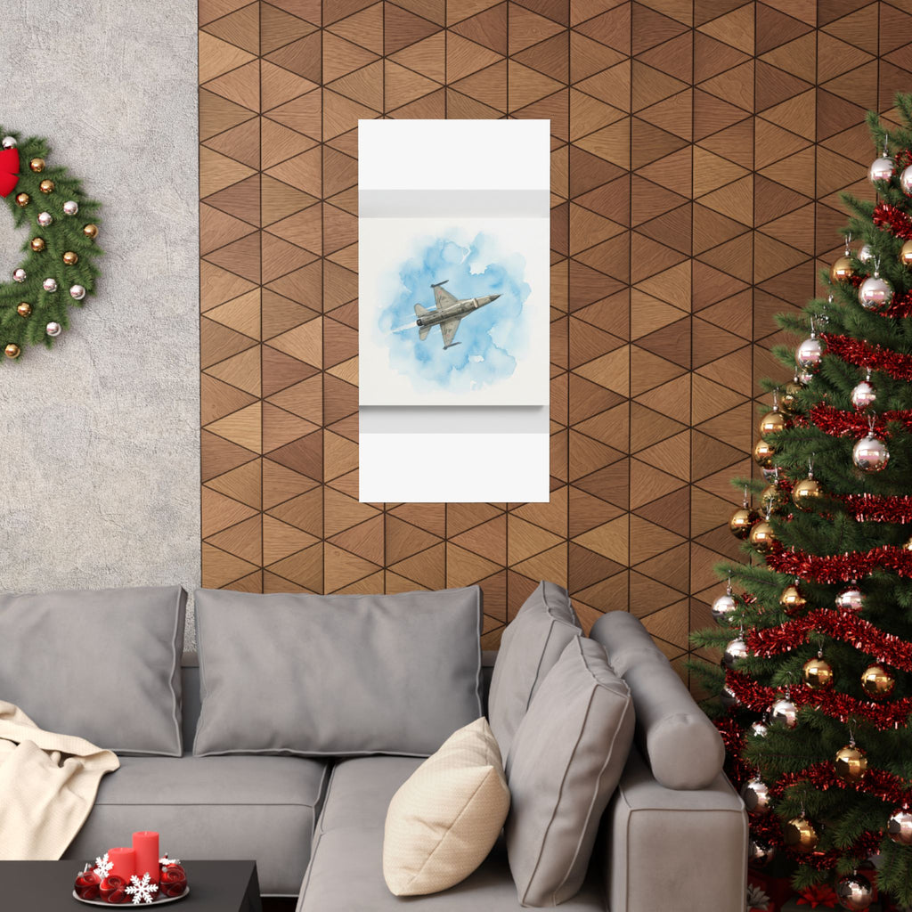 Watercolor — Aircraft — Matte Poster