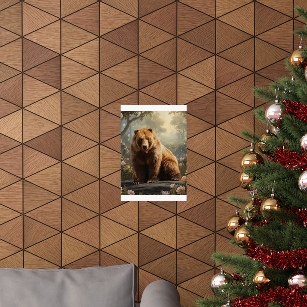 Scenic Nature — Bear — Matte Poster