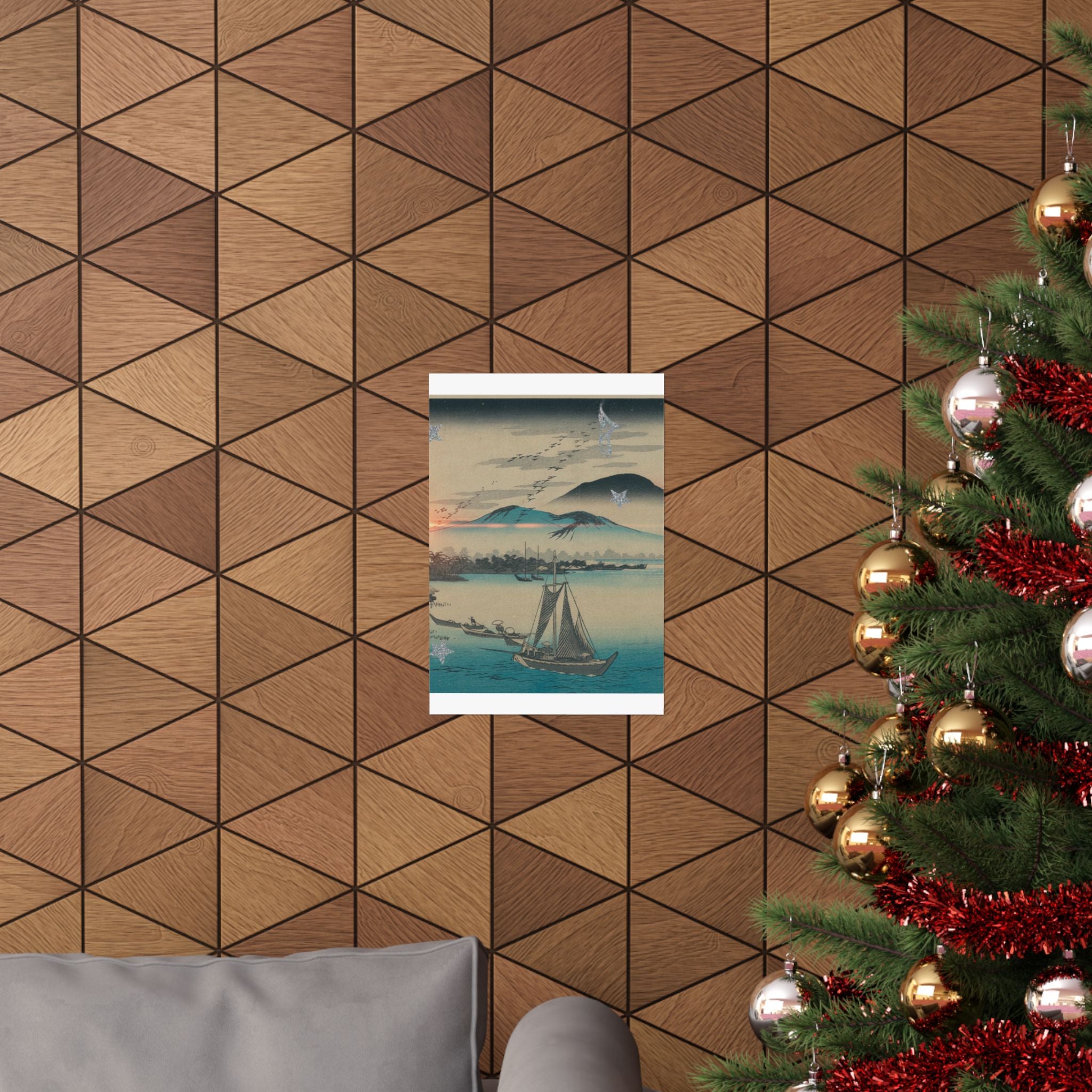 Cinematic — Geese Flying Down To Katada — Matte Poster