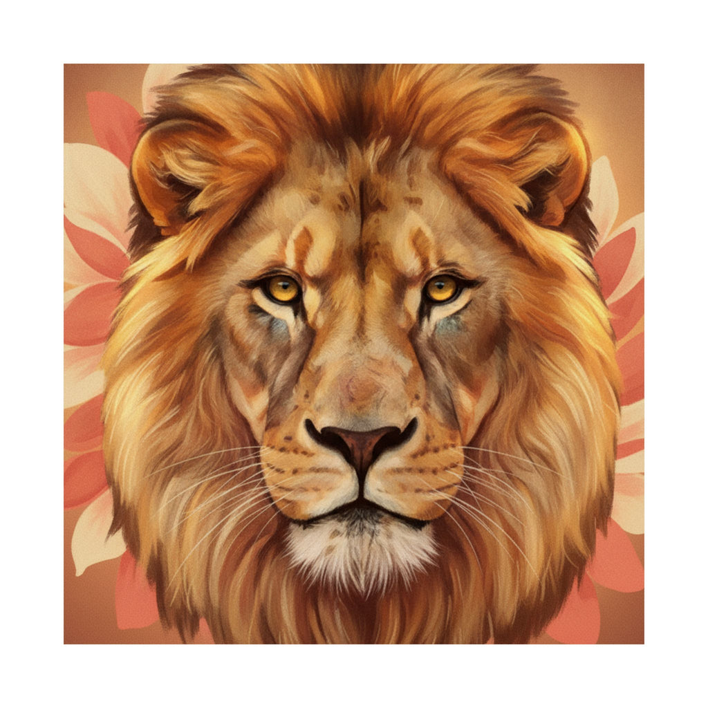 Southern Sunset — Lion — Matte Poster