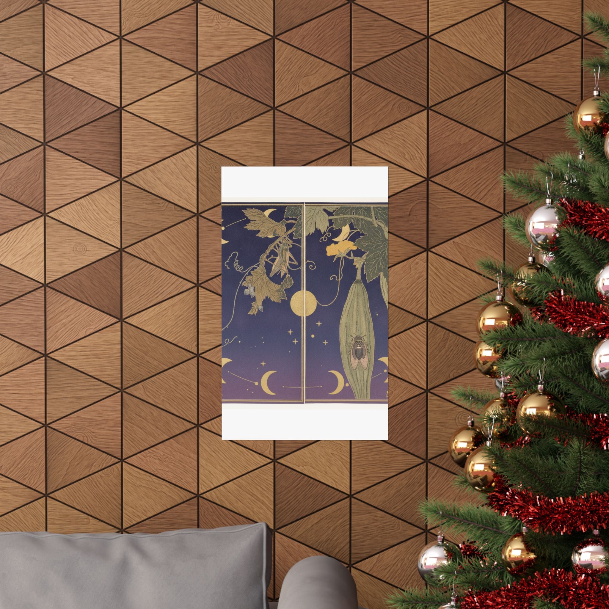 Celestial — Grasshopper (Kirigirisu); Cicada (Semi), From The Picture Book Of Crawling Creat — Matte Poster