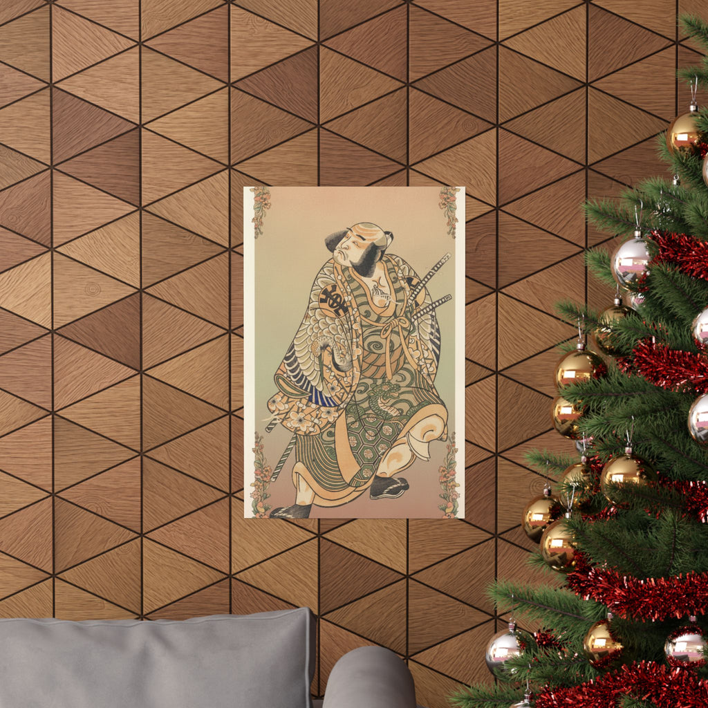 Affirmation — The Actor Nakamura Nakazo As A Warrior — Matte Poster