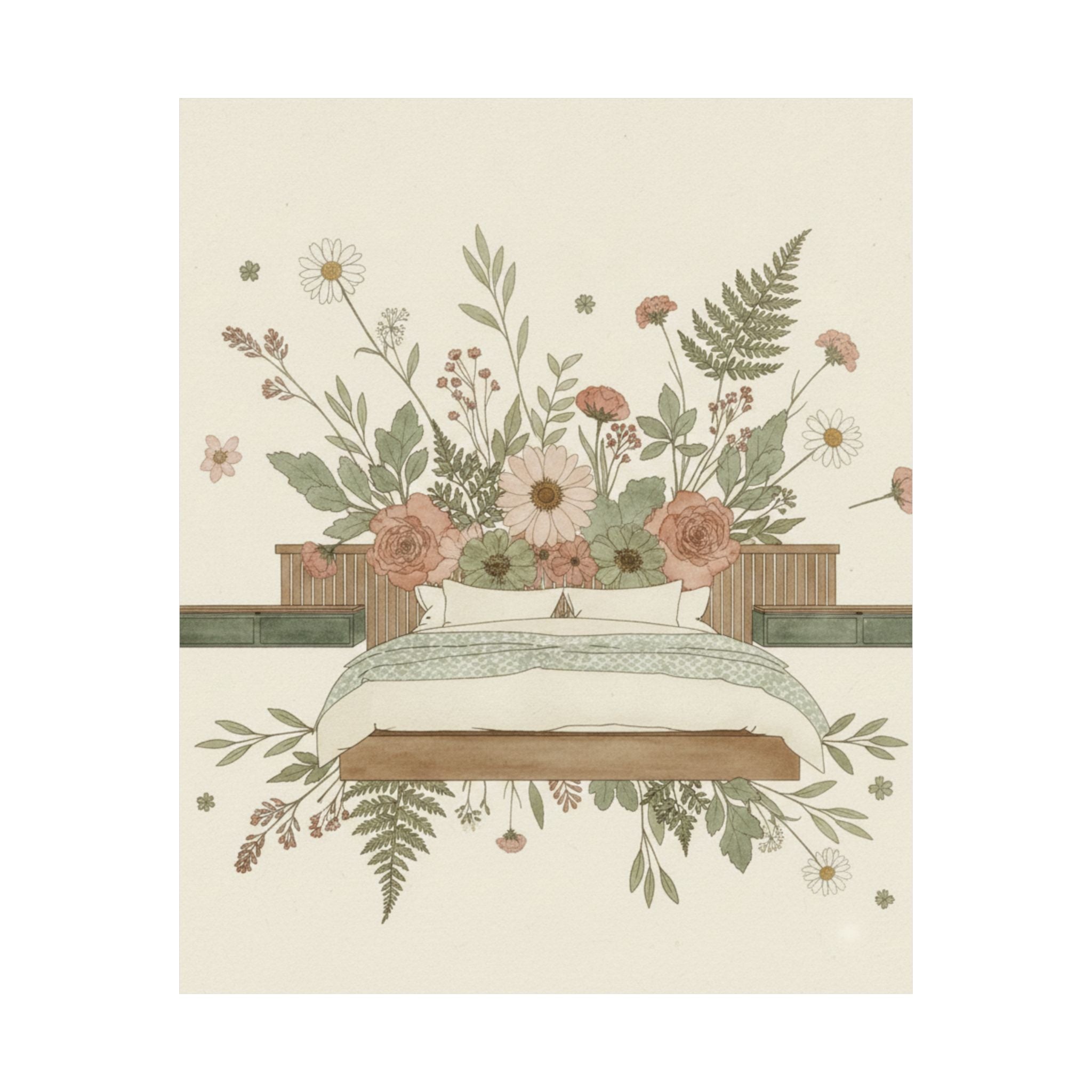 Botanical — Bedroom — Matte Poster