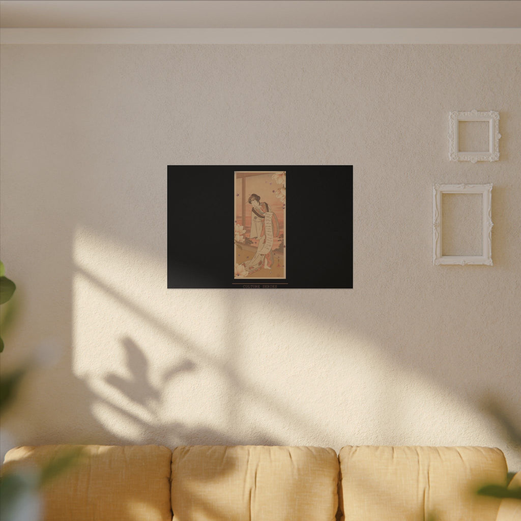 STREET CERTIFIED | The Second Yamashito Kinsaku As A Courtesan Standing In A Room — Matte Canvas