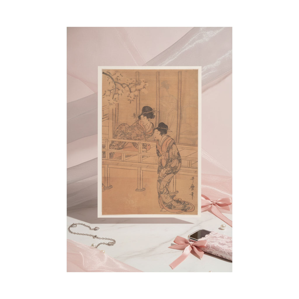 Product Marketing — The Lady Of Rokujo Being Visited By The Princess Aoi — Matte Poster