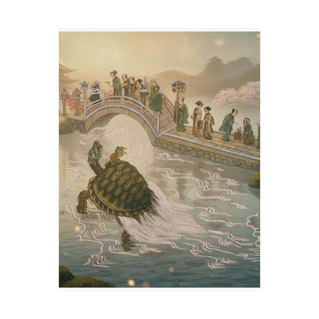 Scenic Nature — Shinabazu Benten Kaicho: Ceremony Of Worshipping Benten At Shinabazu Temple — Matte Poster
