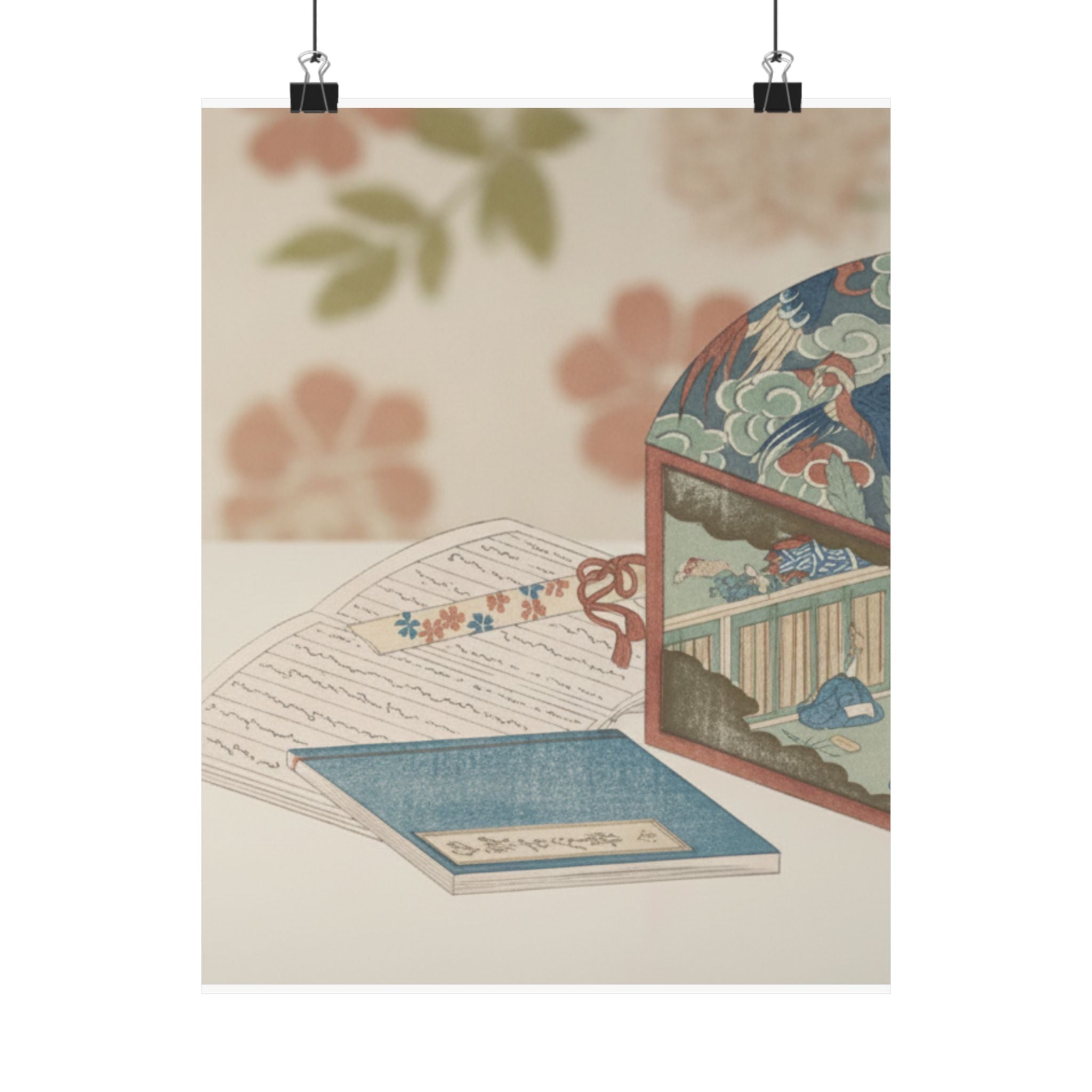 Product Marketing — Box And Books — Matte Poster