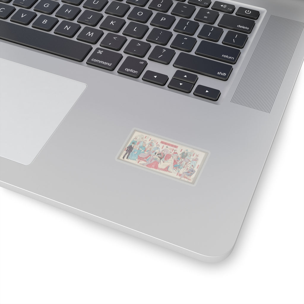 Watercolor — Mirror Of National Costumes Of All Nations  (Bankoku Ishō Kagami) — Kiss-Cut Sticker