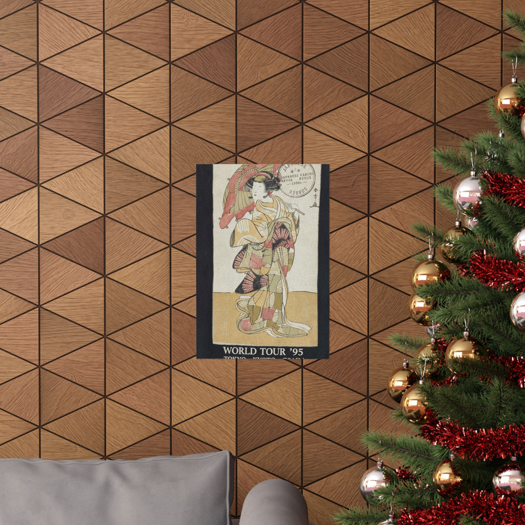 Vintage Bootleg — The First Nakamura Tomijuro As A Woman Dancer — Matte Poster
