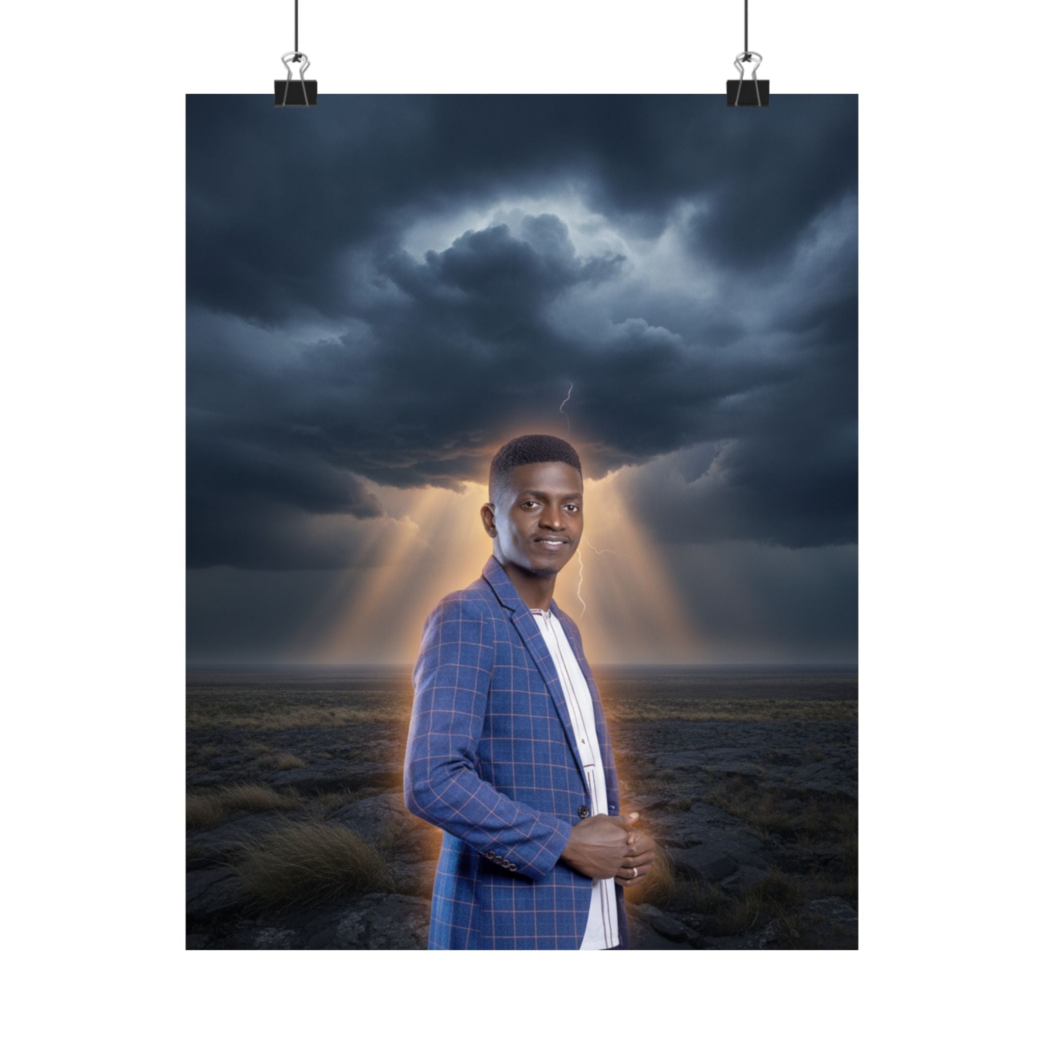 Dramatic Storm art print — product view 5