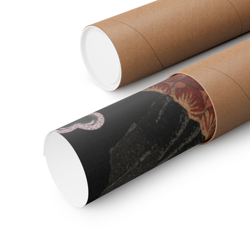 Dramatic Storm — Lobster On A Piece Of Charcoal — Matte Poster