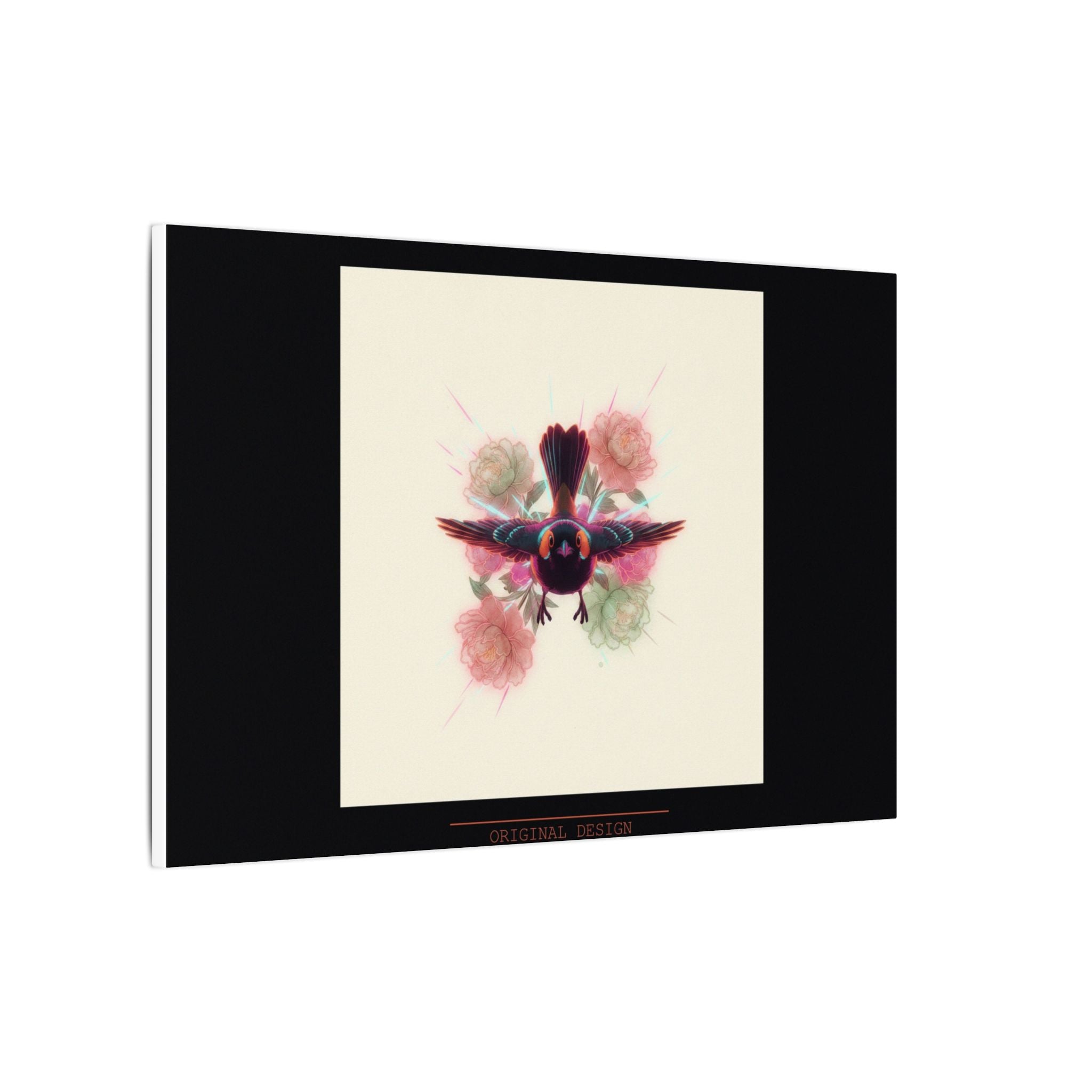 BRED IN THE CITY Flying Bird & Roses Matte Canvas