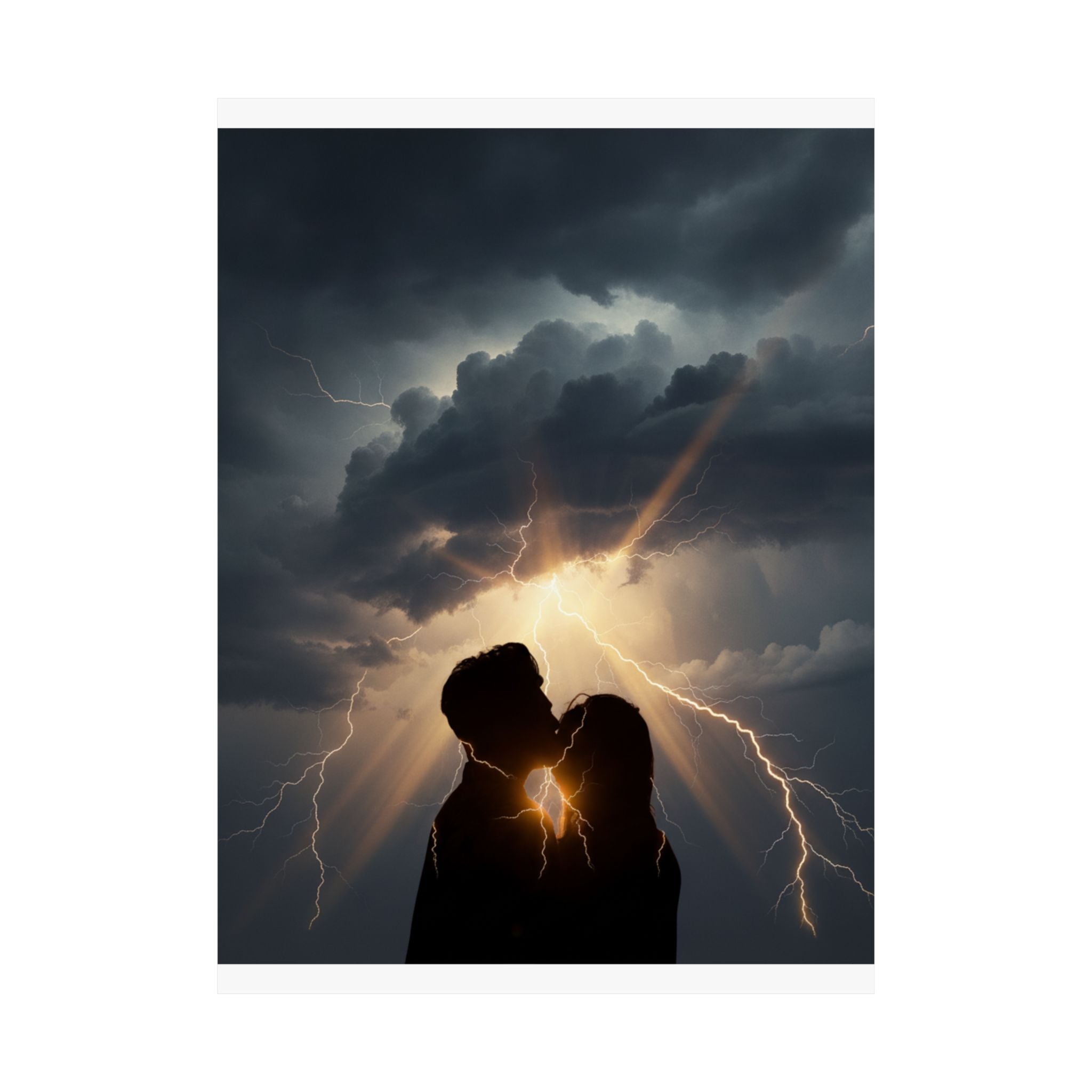 Dramatic Storm — Person — Matte Poster