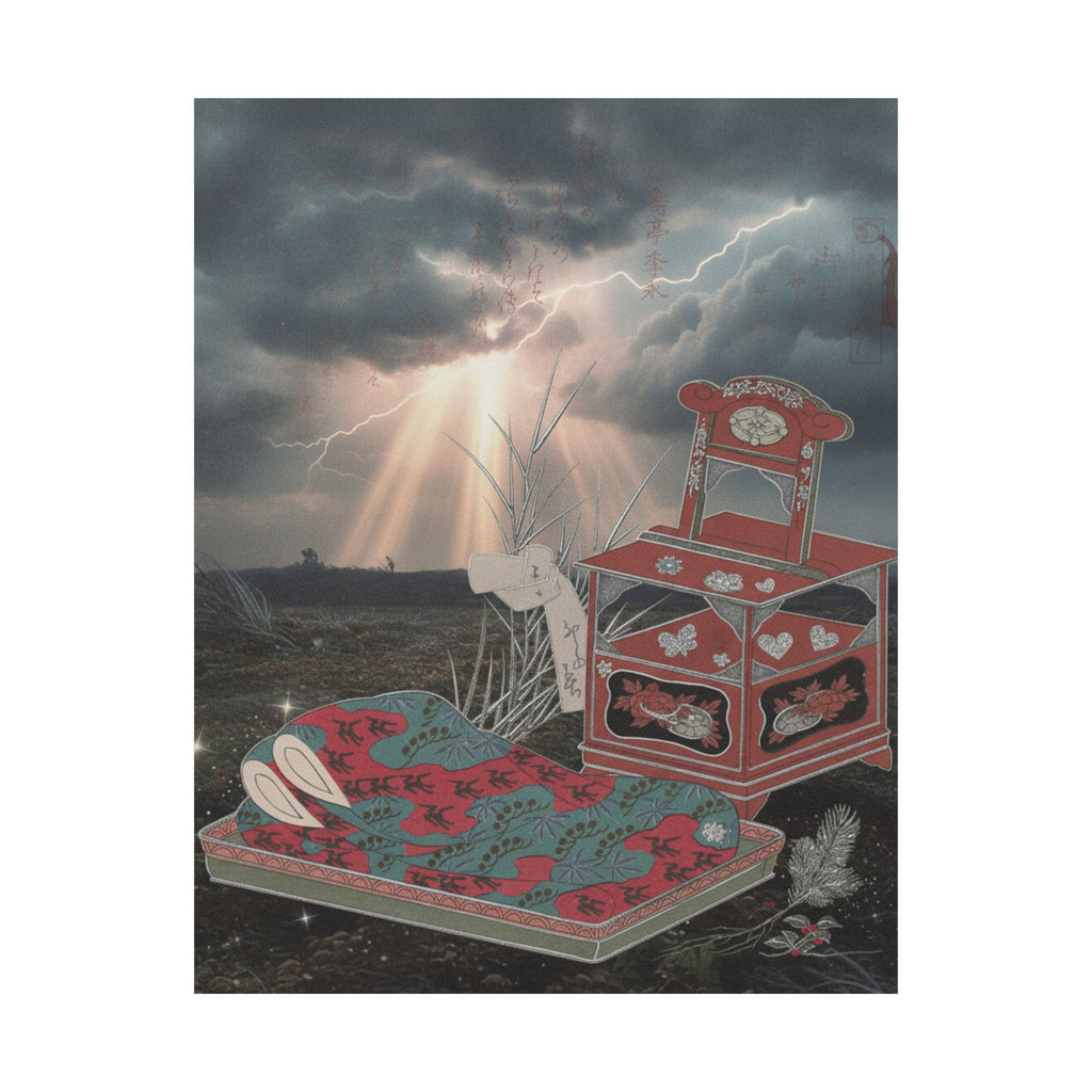 Dramatic Storm — Cabinet For The Toilet And Bed-Clothes — Matte Poster