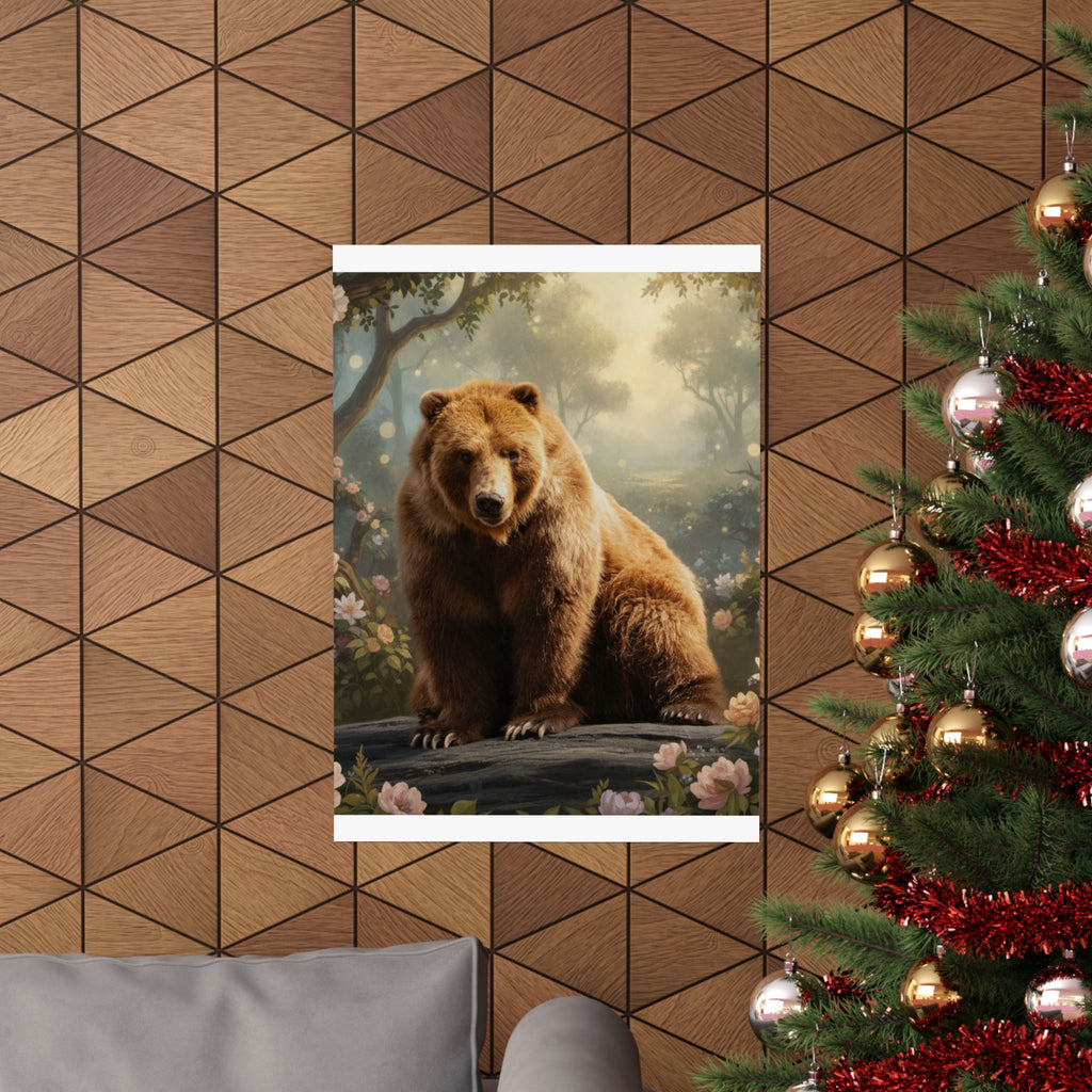 Scenic Nature — Bear — Matte Poster