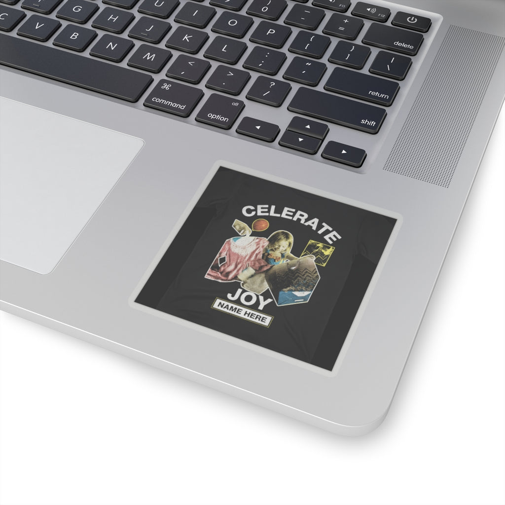 Streetwear Collage — Person — Kiss-Cut Sticker