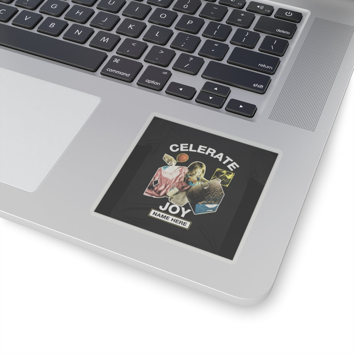 Streetwear Collage — Person — Kiss-Cut Sticker