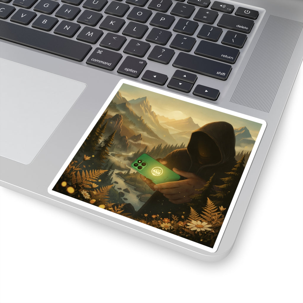 Scenic Nature — Phone — Kiss-Cut Sticker