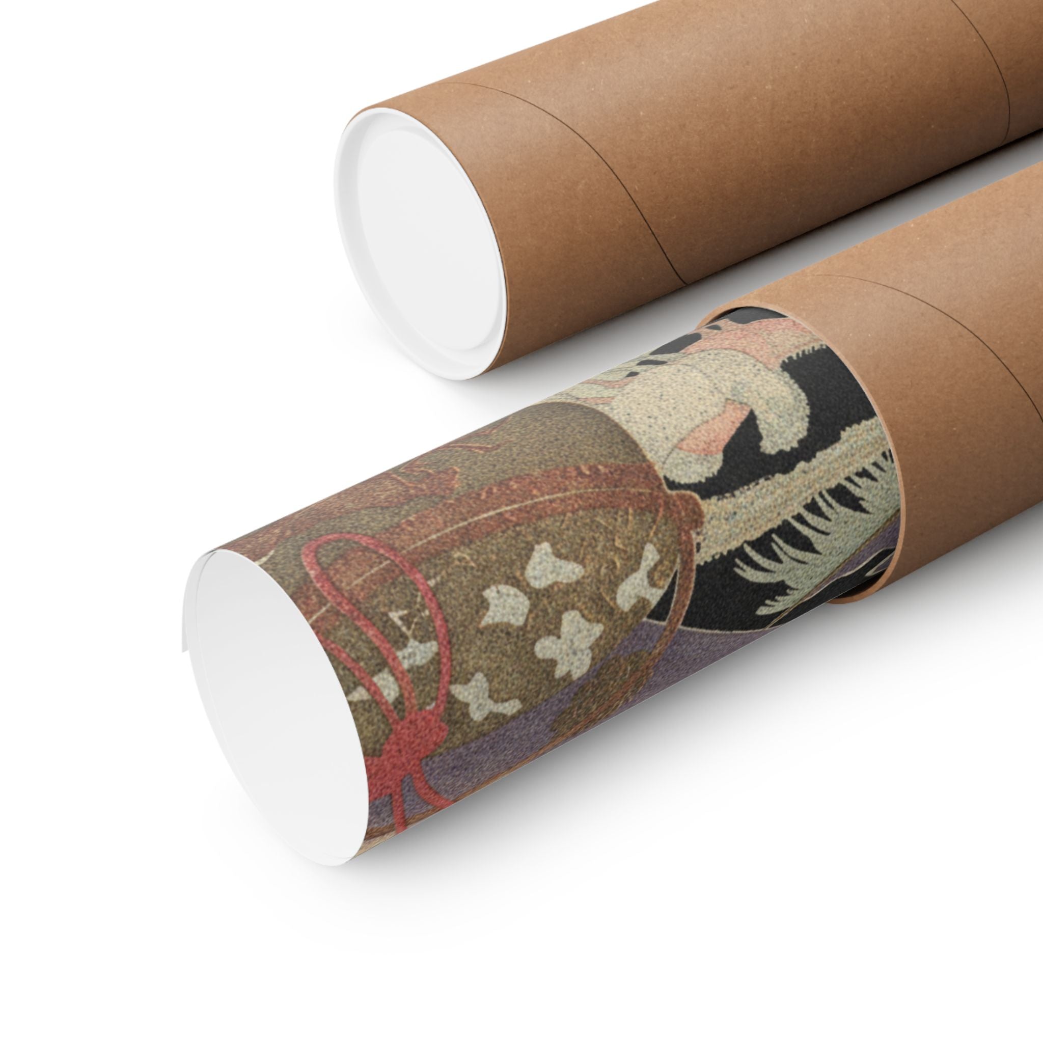 Vintage Bootleg — Scroll Painting Of Horse — Matte Poster