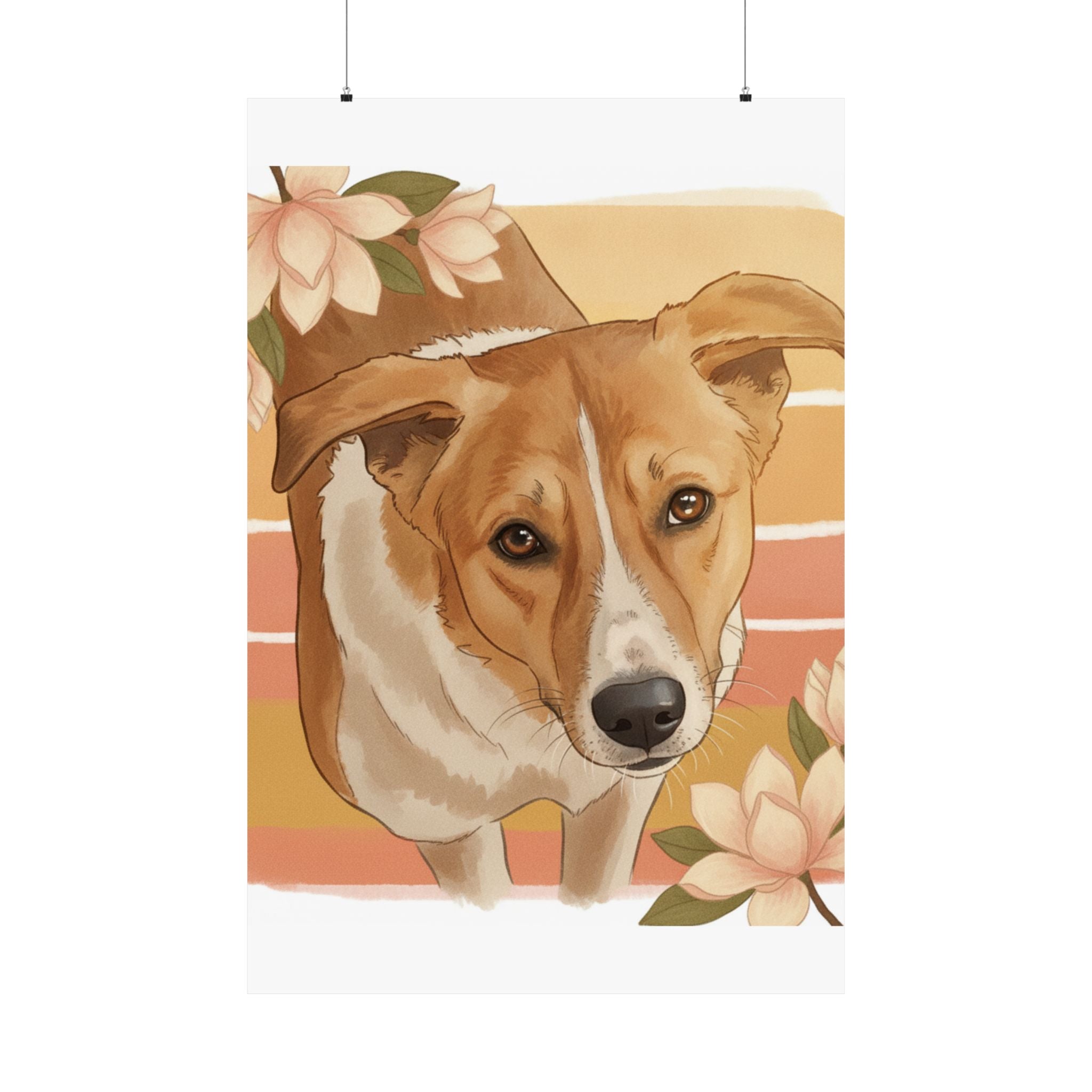 Southern Sunset — Dog — Matte Poster