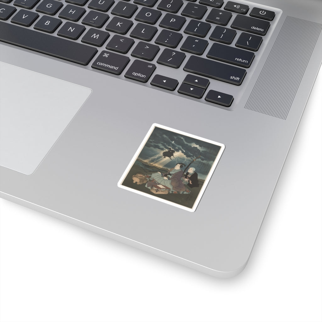 Dramatic Storm kiss-cut sticker — product view 11