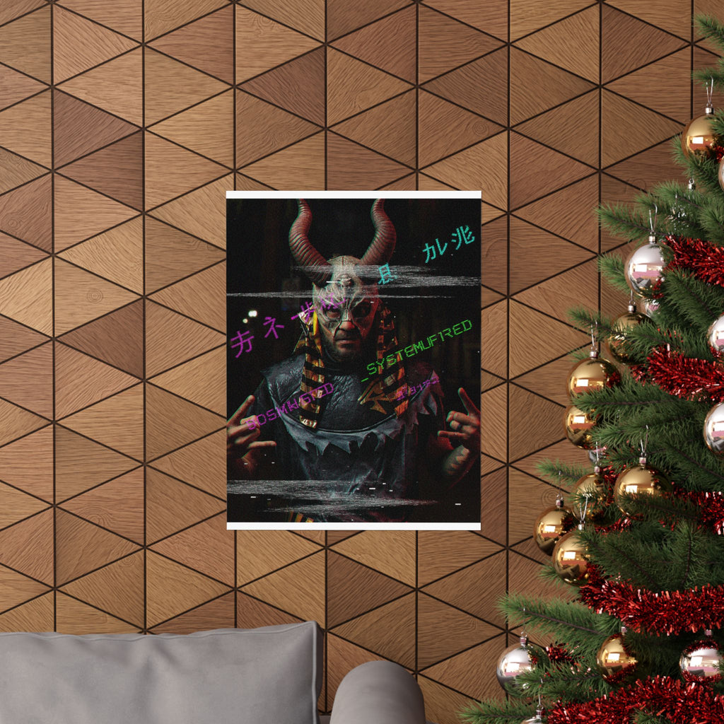 Glitch Culture — Person — Matte Poster