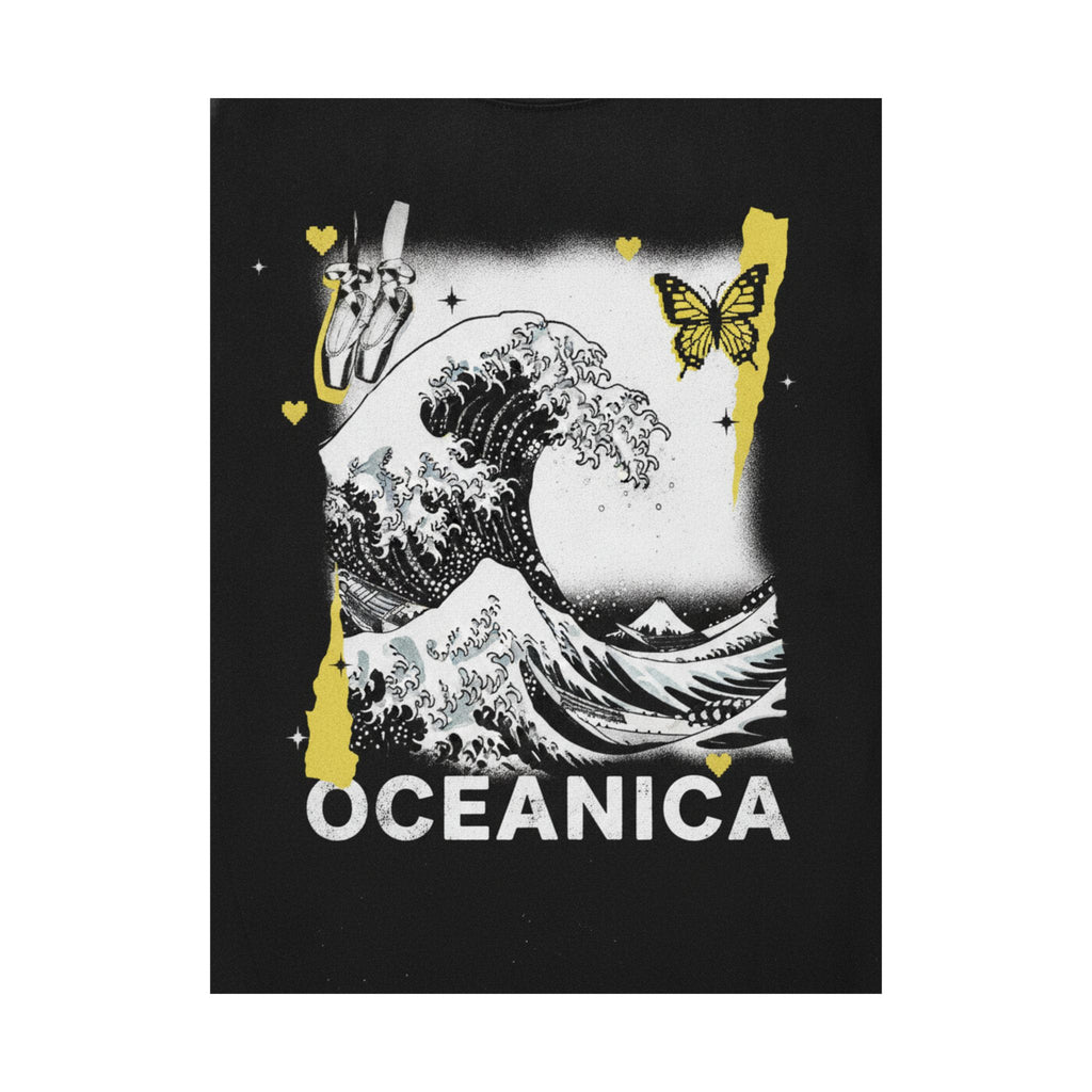 Streetwear Collage — Wave — Matte Poster