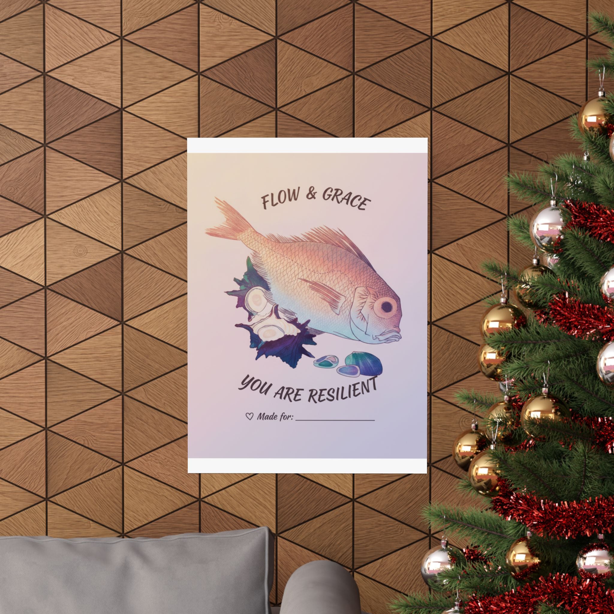Affirmation — Tai Fish And Top-Shells — Matte Poster