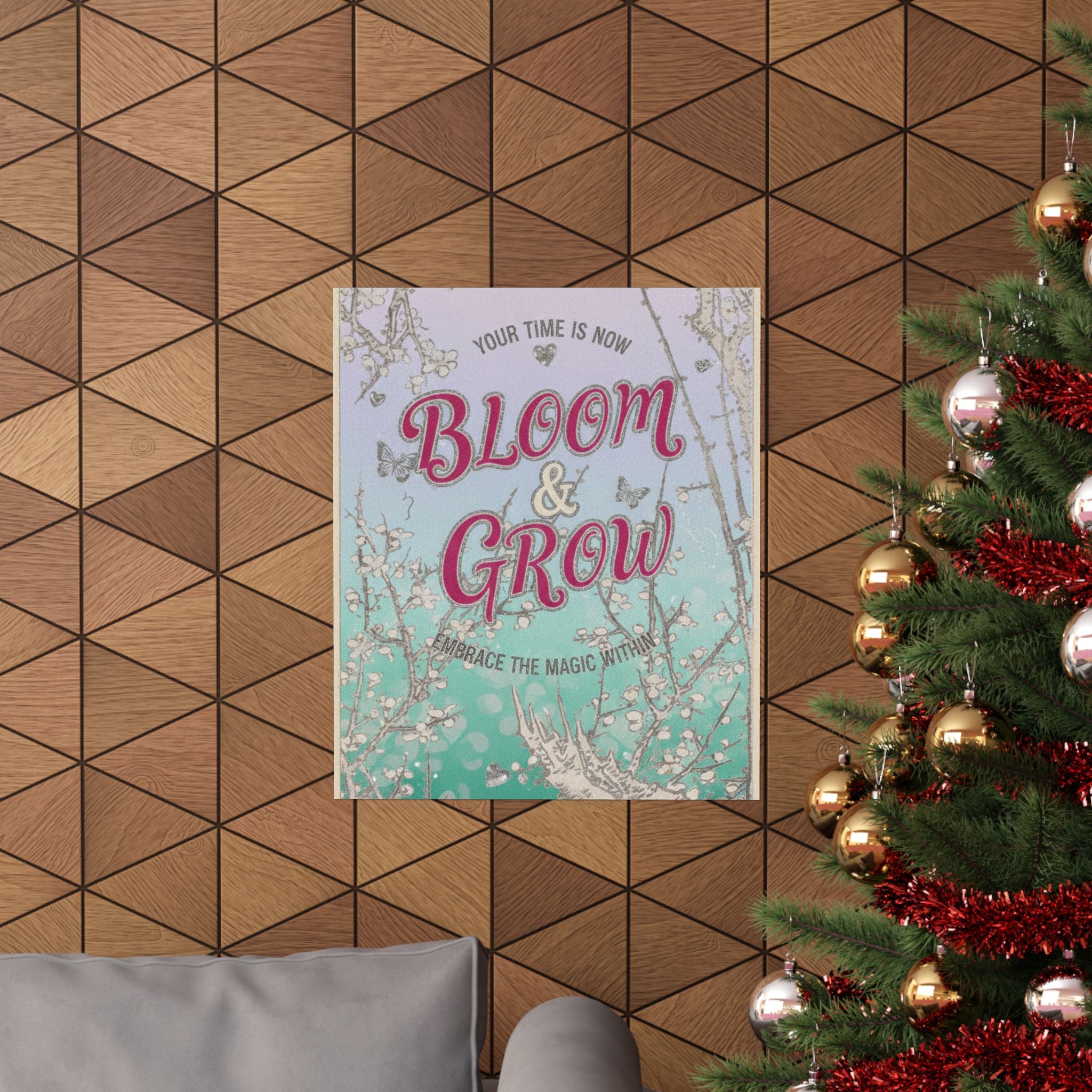 Affirmation — Plum Tree In Blossom — Matte Poster