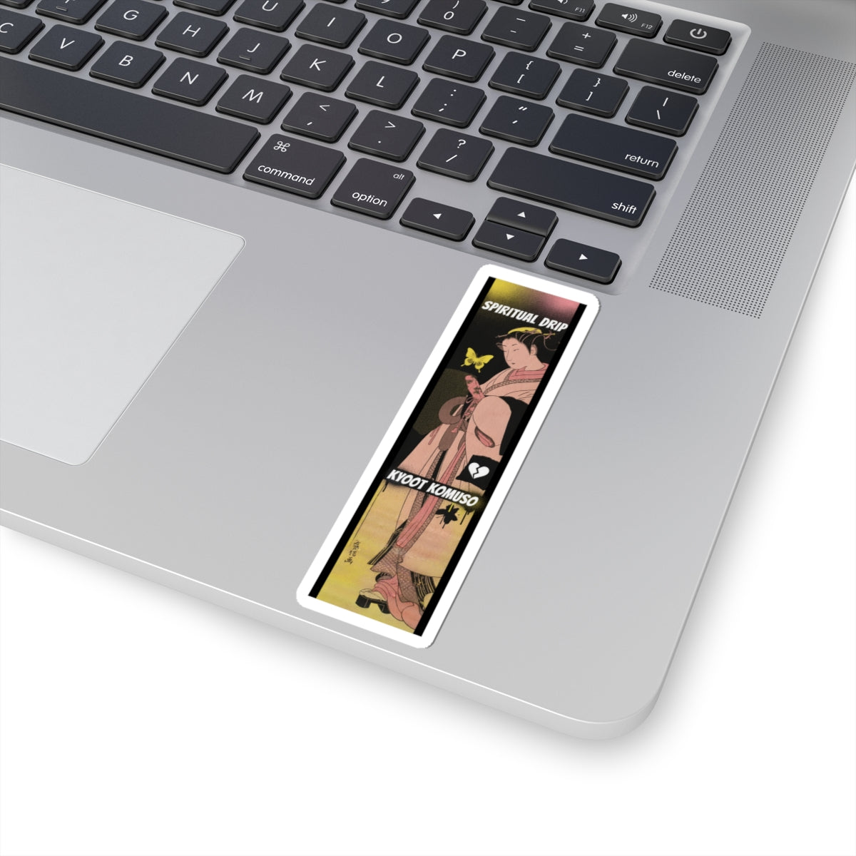 Streetwear Collage — A Girl As A Komuso — Kiss-Cut Sticker