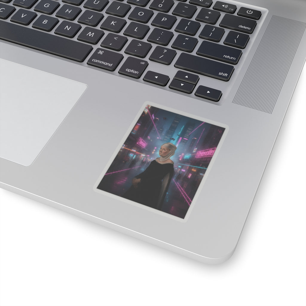 Neon Noir — Person — Kiss-Cut Sticker