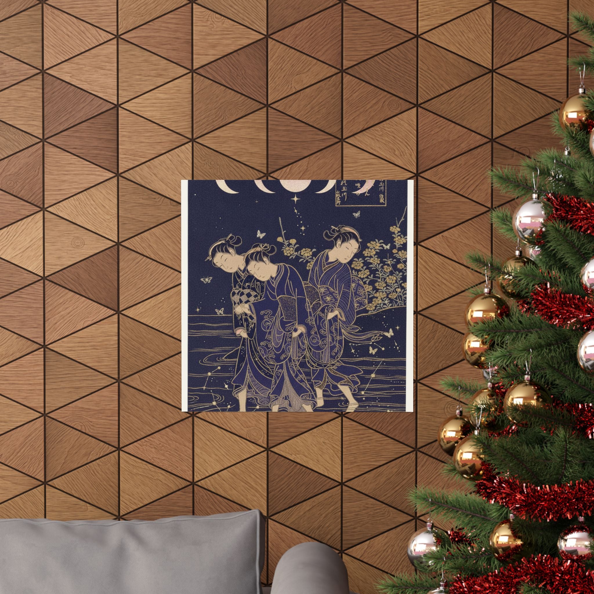 Celestial — The Tama River At Ide, Yamashiro Province — Matte Poster