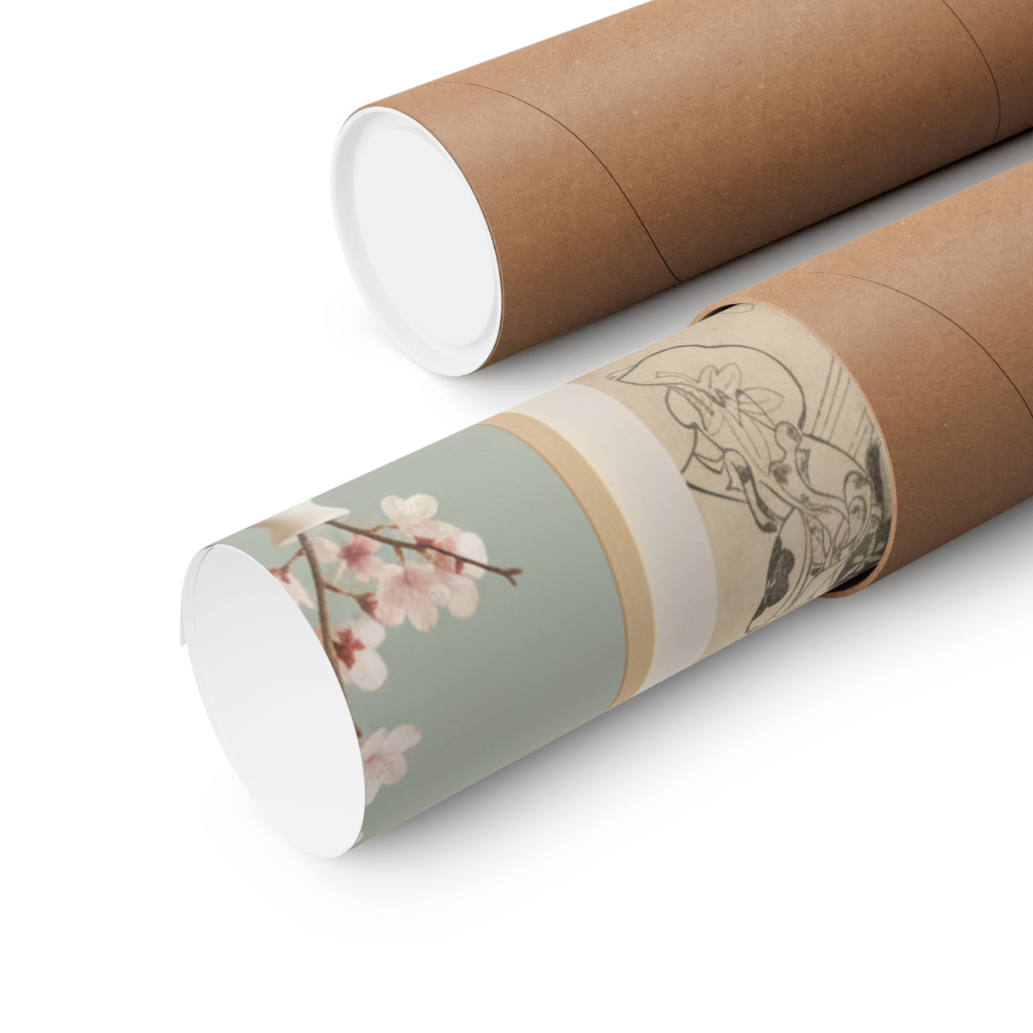 Product Marketing — The Courtesan Takao Leaving Against A Window — Matte Poster